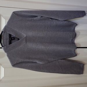 Josephine Chaus dress metallic gray sweater, SP